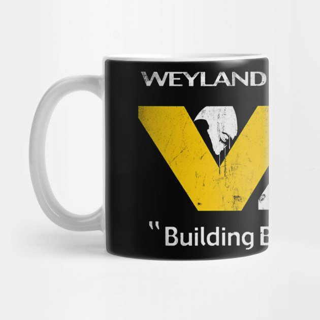 Weyland Yutani Corp Aliens Vintage Retro by Bigfinz